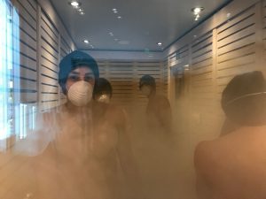 inside cryotherapy unit